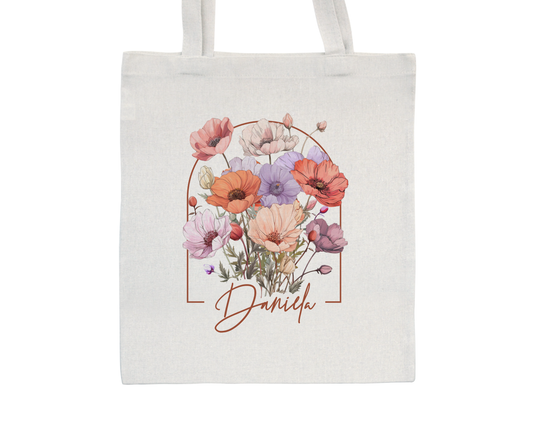 Tote Bag personalizable Floral