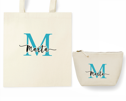 Pack Ahorro Tote Bag + Neceser Beige Personalizable