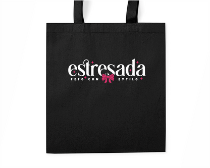 Tote Bag Negro Estresad@