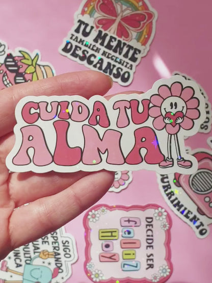 Pegatina "Cuida tu alma"