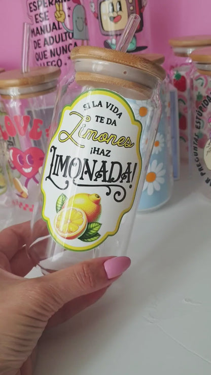 Vaso de vidrio Limonada