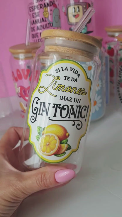 Vaso de vidrio Gin Tonic